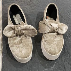 Rebecca Minkoff velvet tennis shoes